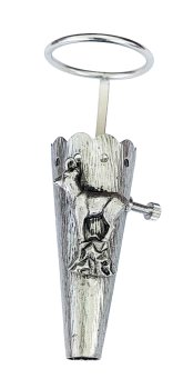 Hülse für Bärte  Hutschmuck  Anstecker Gemse